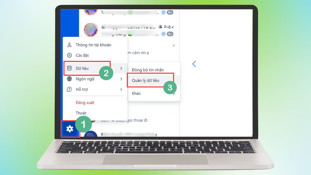Cách khắc phục Zalo bị đầy bộ nhớ trên máy tính - Chuyển dữ liệu zalo sang ổ đĩa khác - bước 1