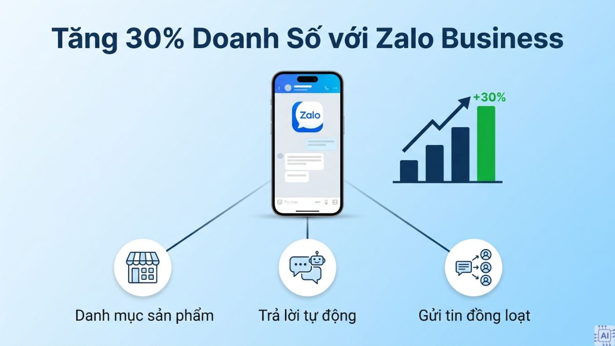 Case study thực tế tăng 30% doanh số nhờ Zalo Business