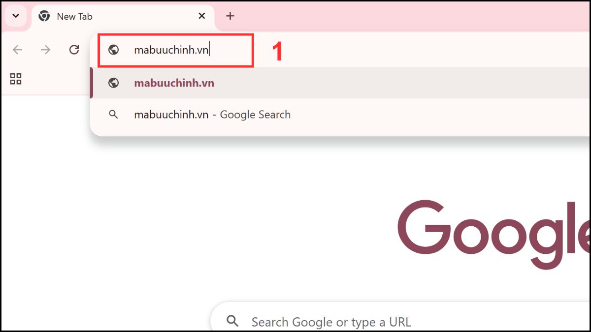Cách tra cứu mã Zip code của các tỉnh thành Việt Nam - bước 1