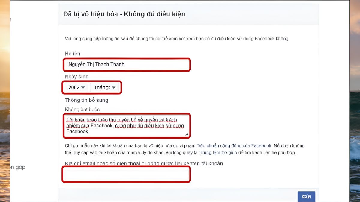 Cách lấy lại tài khoản facebook bị vô hiệu hóa khi bị báo cáo chưa đủ tuổi