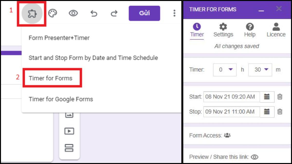 Cách tạo bài kiểm tra chống gian lận trên Google Form bước 5