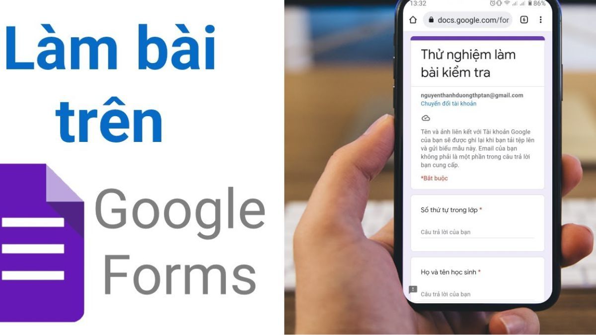 Làm bài trên Google Form thoát ra có sao không