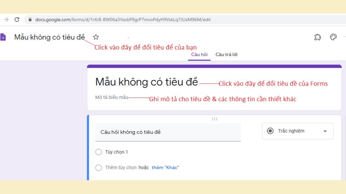 Cách tạo bài kiểm tra chống gian lận trên Google Form bước 2