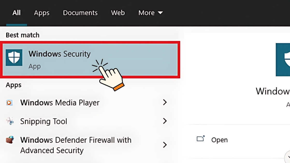 Cách sửa lỗi driver bằng Windows Defender bước 1