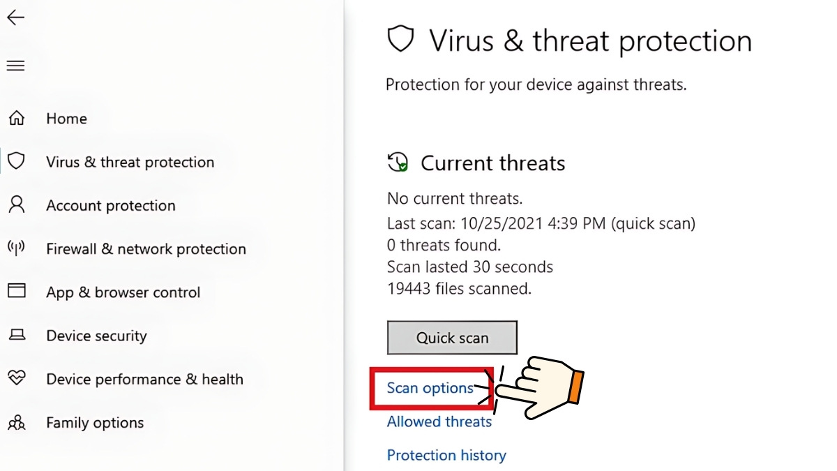 Cách sửa lỗi driver bằng Windows Defender bước 3