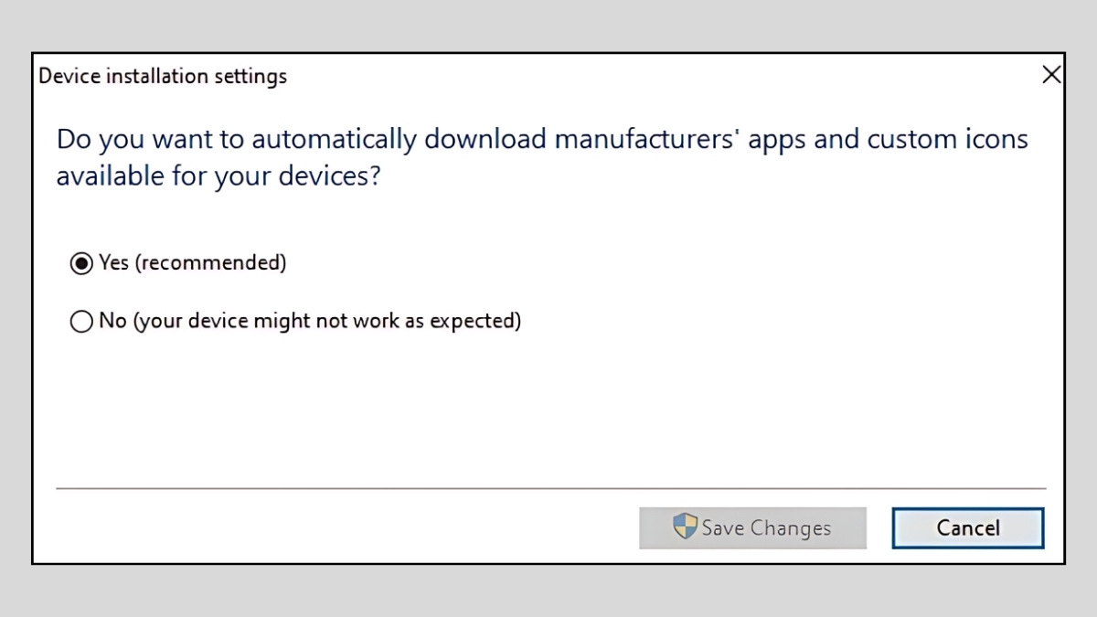 Sửa lỗi driver Win 10 bước 2