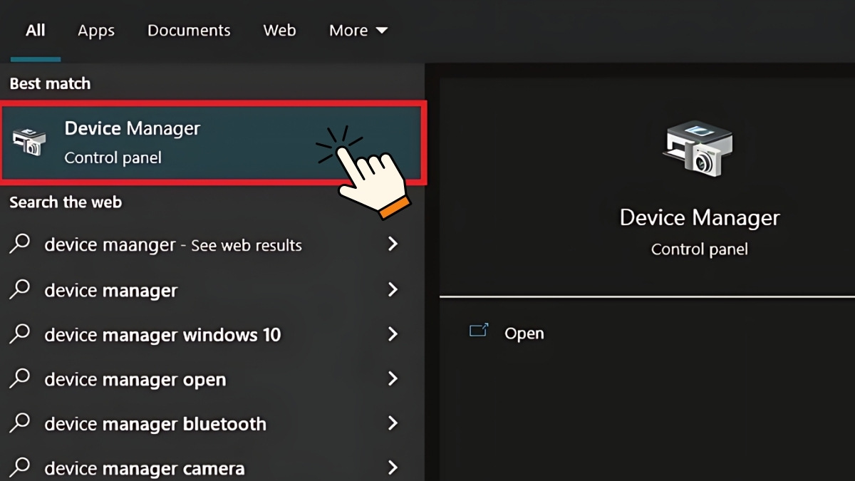 Cách sửa lỗi driver từ Device Manager bước 1