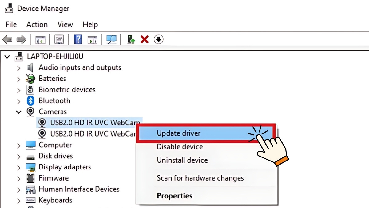 Cách sửa lỗi driver từ Device Manager bước 3