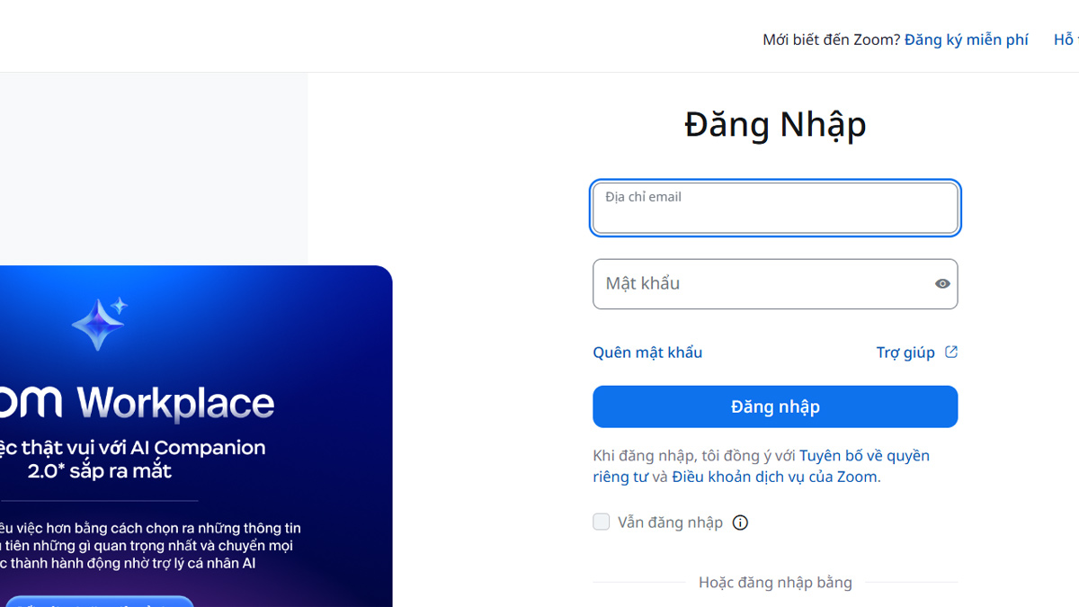 cách sửa lỗi invalid meeting id là Đăng xuất tất cả thiết bị khác - bước 1