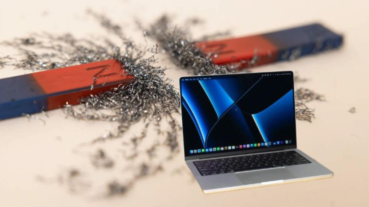 Màn hình MacBook bị sọc ngang, dọc do nhiễm từ tính