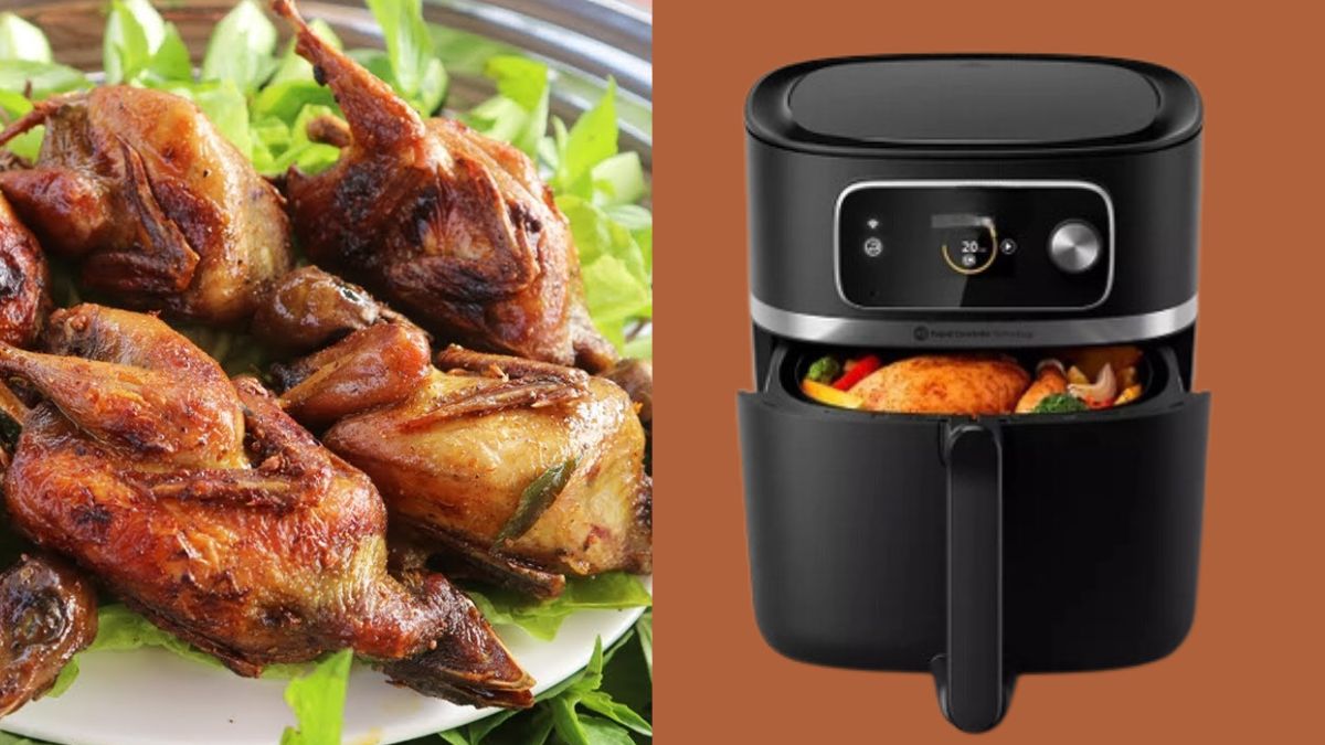 Lưu ý khi nướng chim cút bằng nồi chiên không dầu