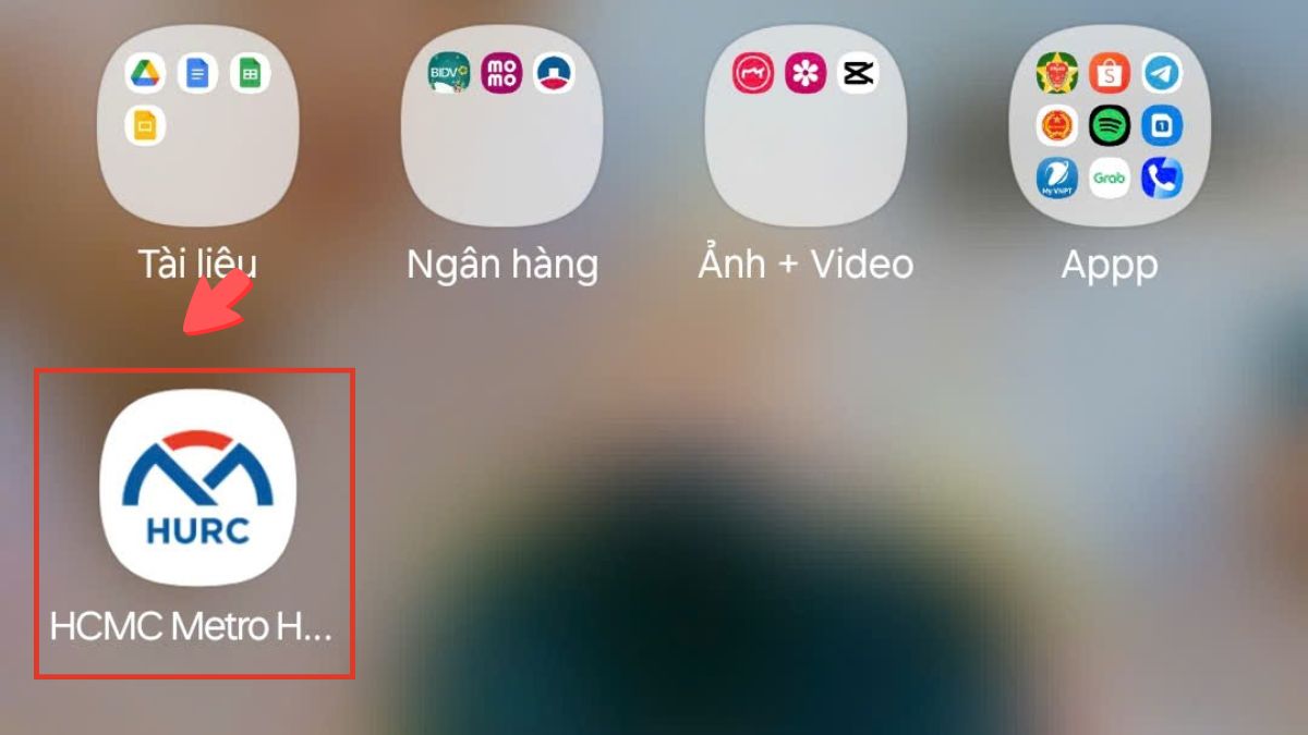hướng dẫn Cách xem hành trình metro - bước 1