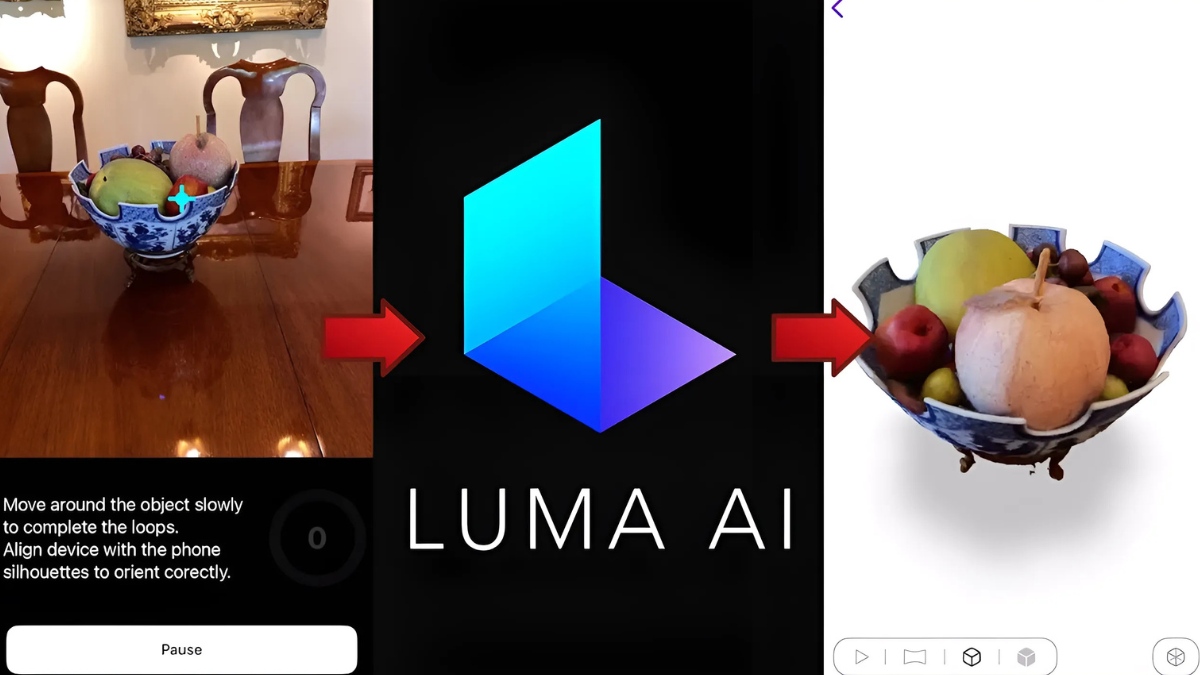 công cụ tạo nhân vật 3D - Luma AI