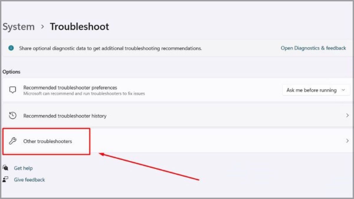 Cách sử dụng Troubleshooting Windows 11 bước 4.1