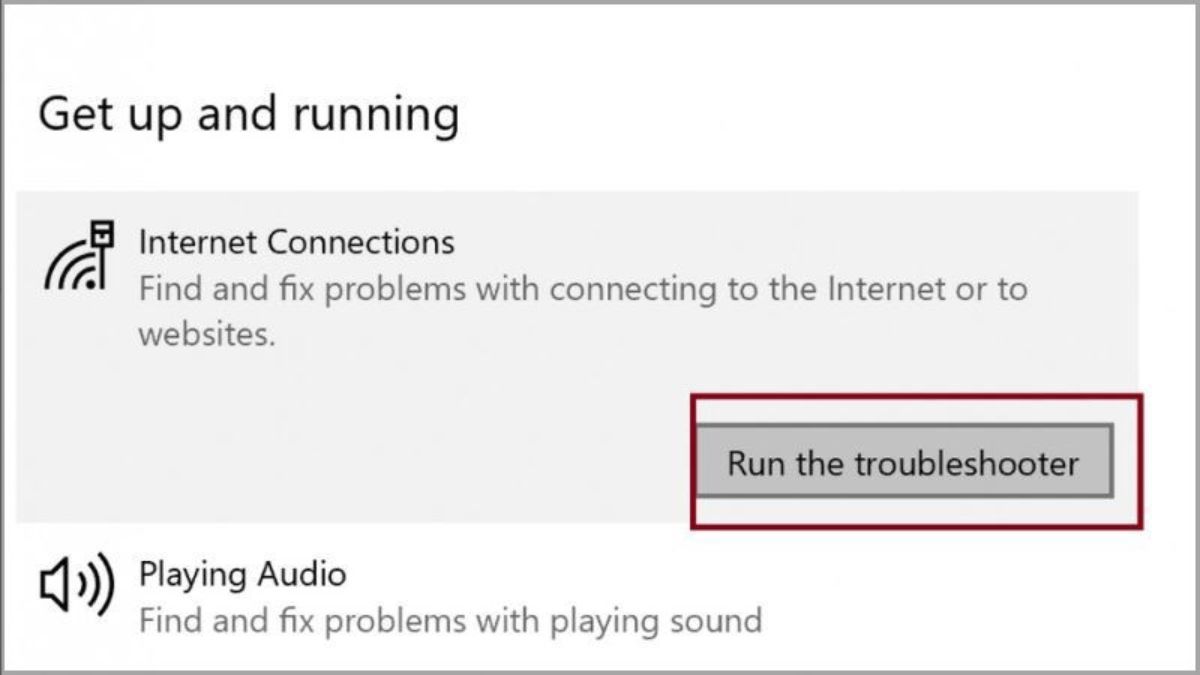 Cách sử dụng Troubleshoot Windows 10 bước 3