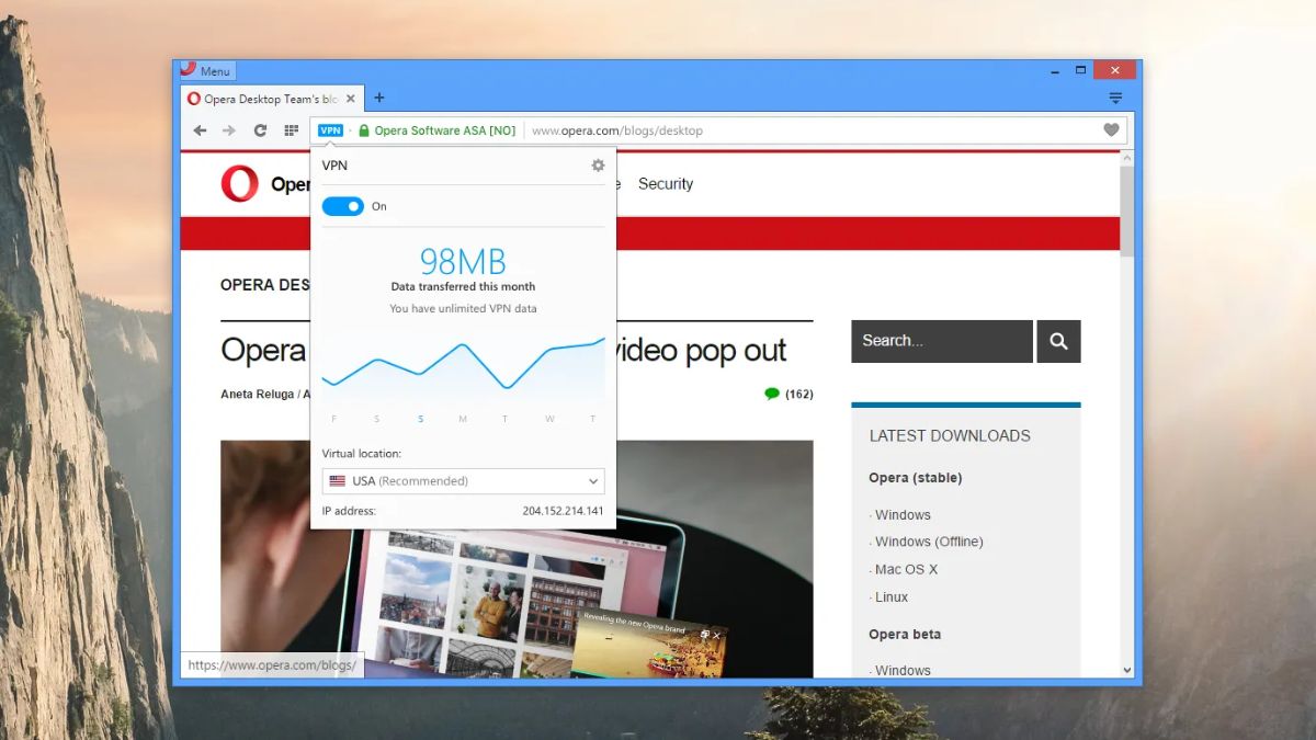 Lợi ích khi sử dụng VPN trên trình duyệt Opera