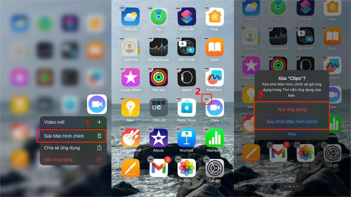 Cách ẩn hoặc xóa icon điện thoại iOS