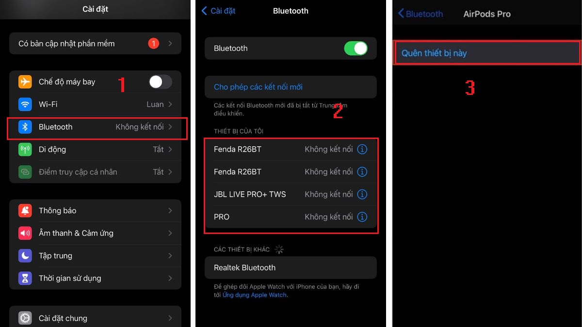 Kiểm tra kết nối Bluetooth trên iPhone