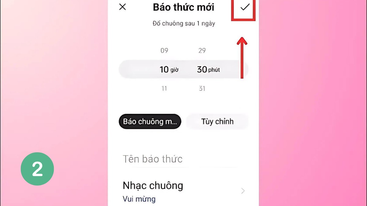 Cách cài nhạc chuộng báo thức OPPO - Bước 2
