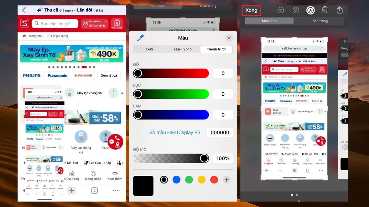 Cách chỉnh sửa ảnh chụp màn hình trên iPhone