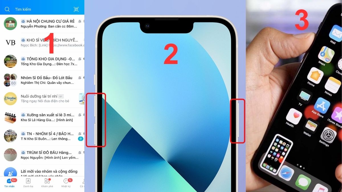 Chụp màn hình iPhone 14 bằng phím tắt đơn giản