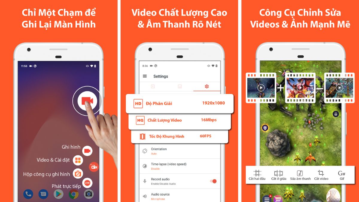 Cách ghi màn hình Android bằng AZ Screen Recorder