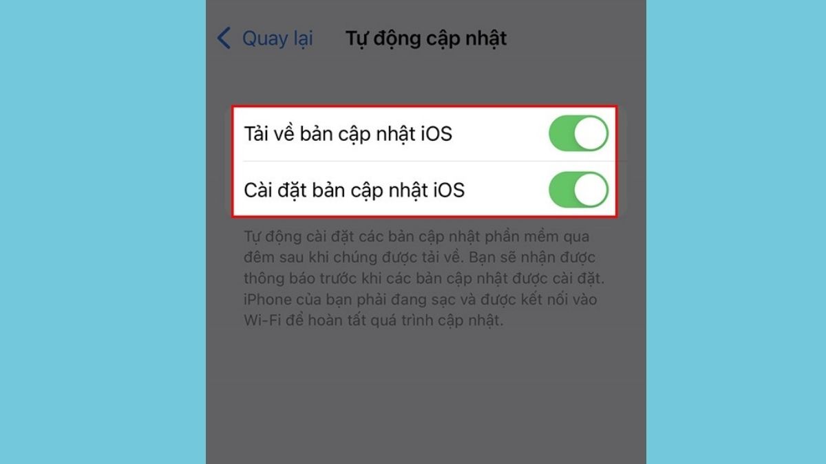 Cập nhật phiên bản iOS mới nhất - Bước 3