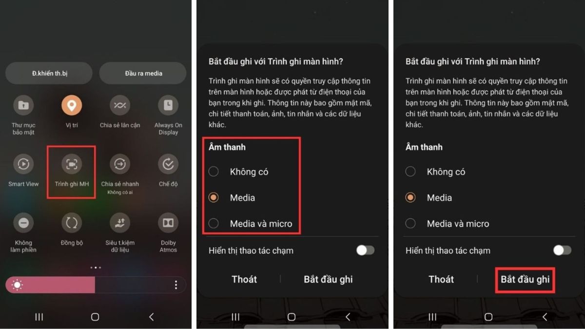 Cách quay màn hình Android bằng công cụ có sẵn