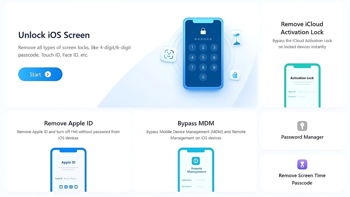 Chọn mục Remove Apple ID