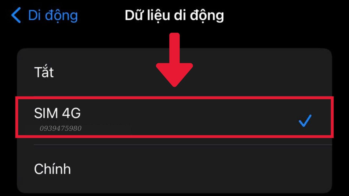 Cách sử dụng eSIM - Bước 3