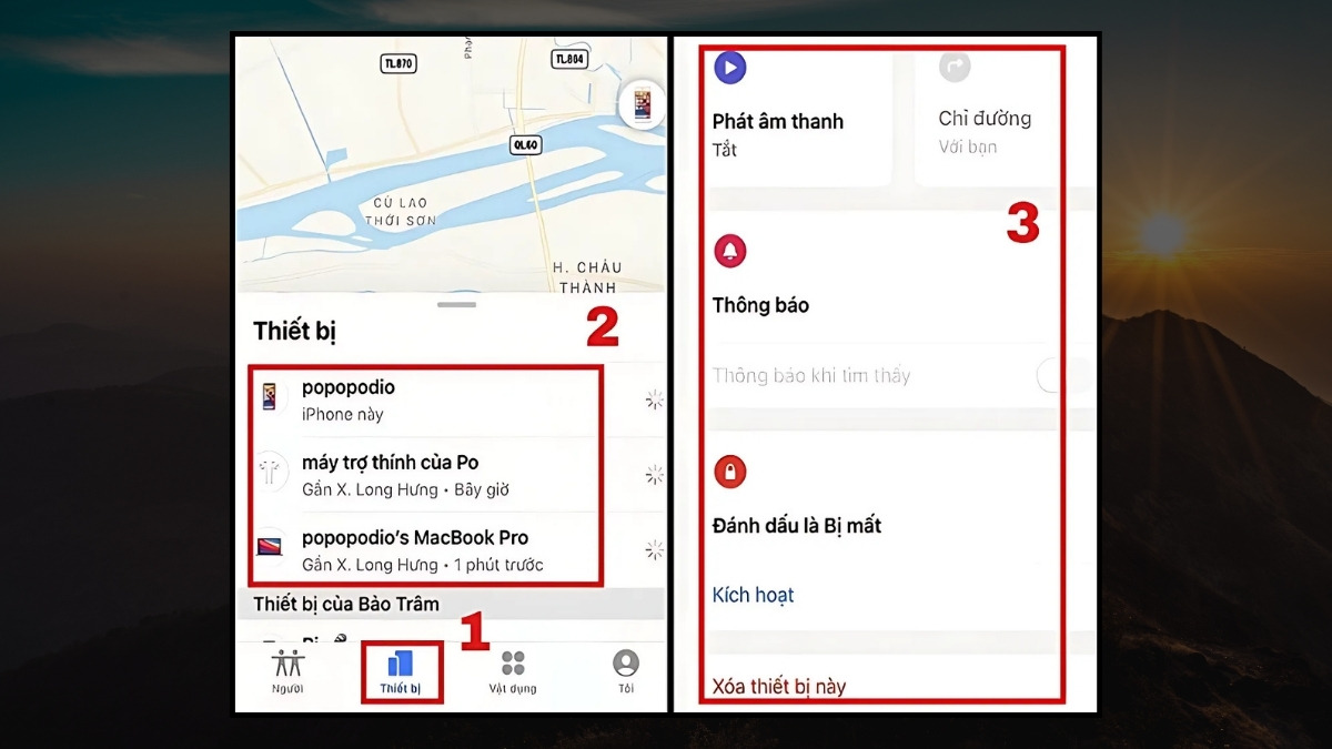 Cách sử dụng Find My iPhone trong phần cài đặt