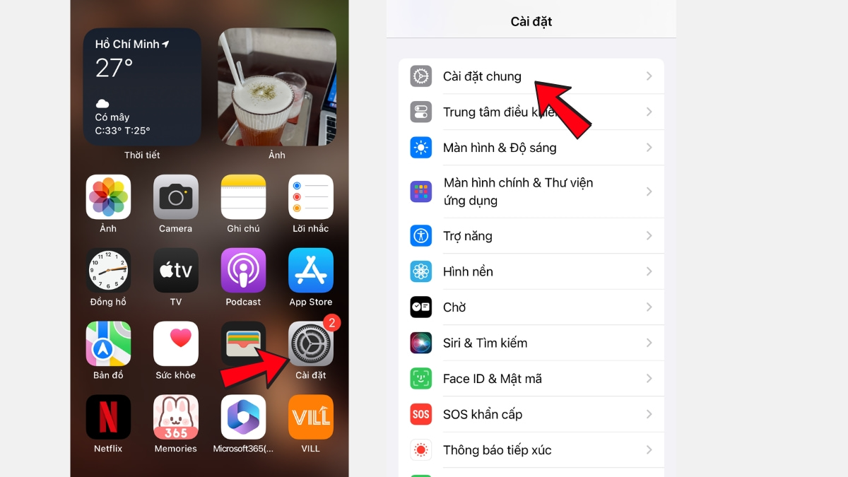 Cách tắt nguồn iPhone 11 bằng cài đặt - Bước 1