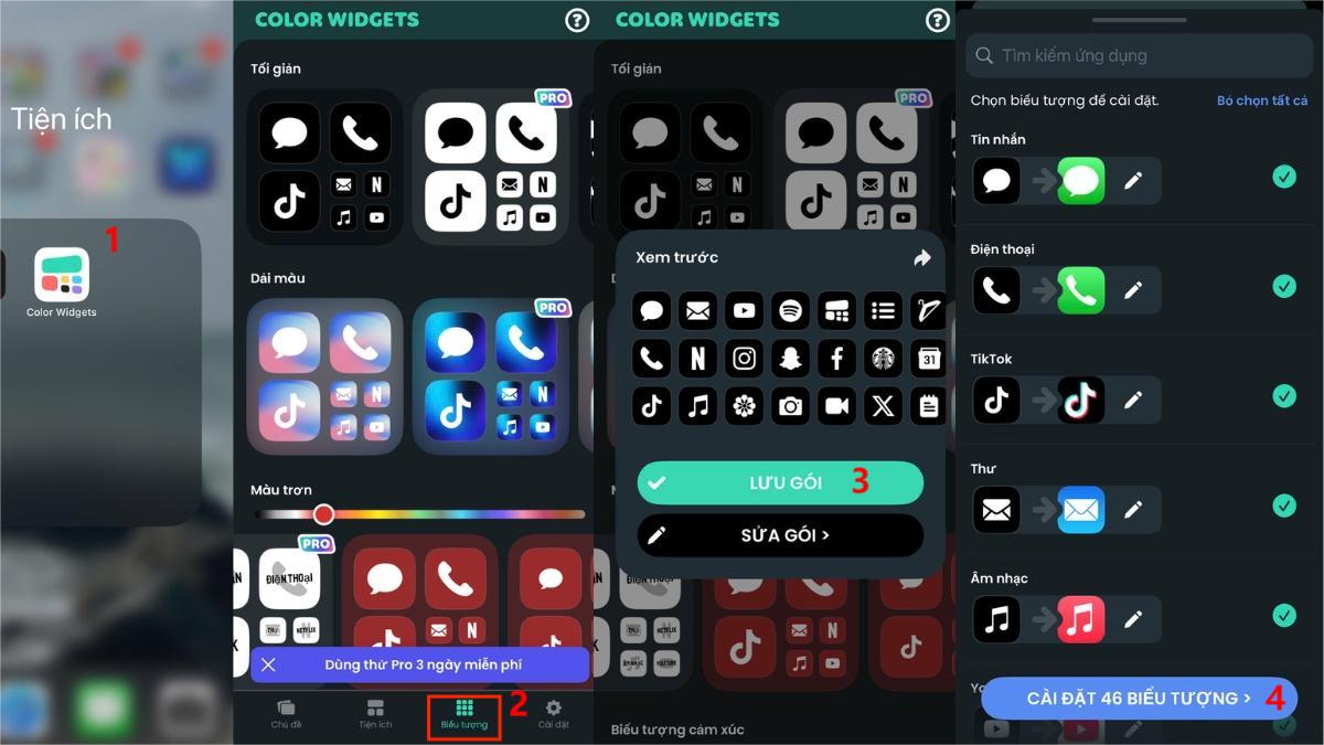 Cách tùy chỉnh icon trên điện thoại iOS