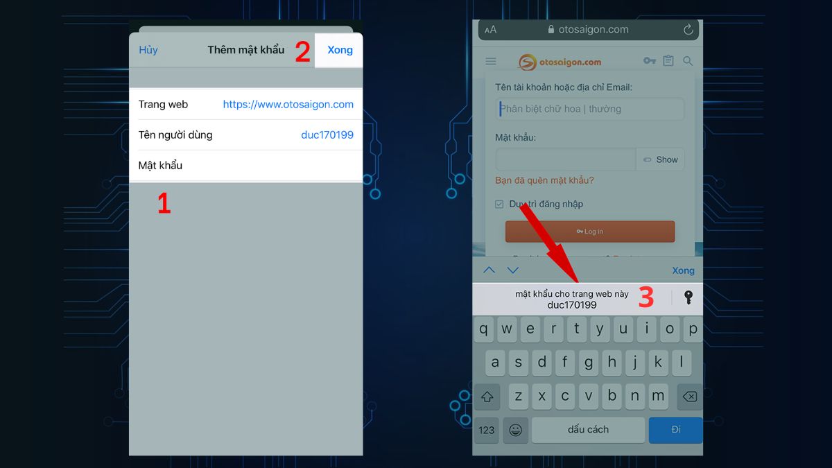 Cách thiết lập tự động điền mật khẩu trên iPhone - Bước 3