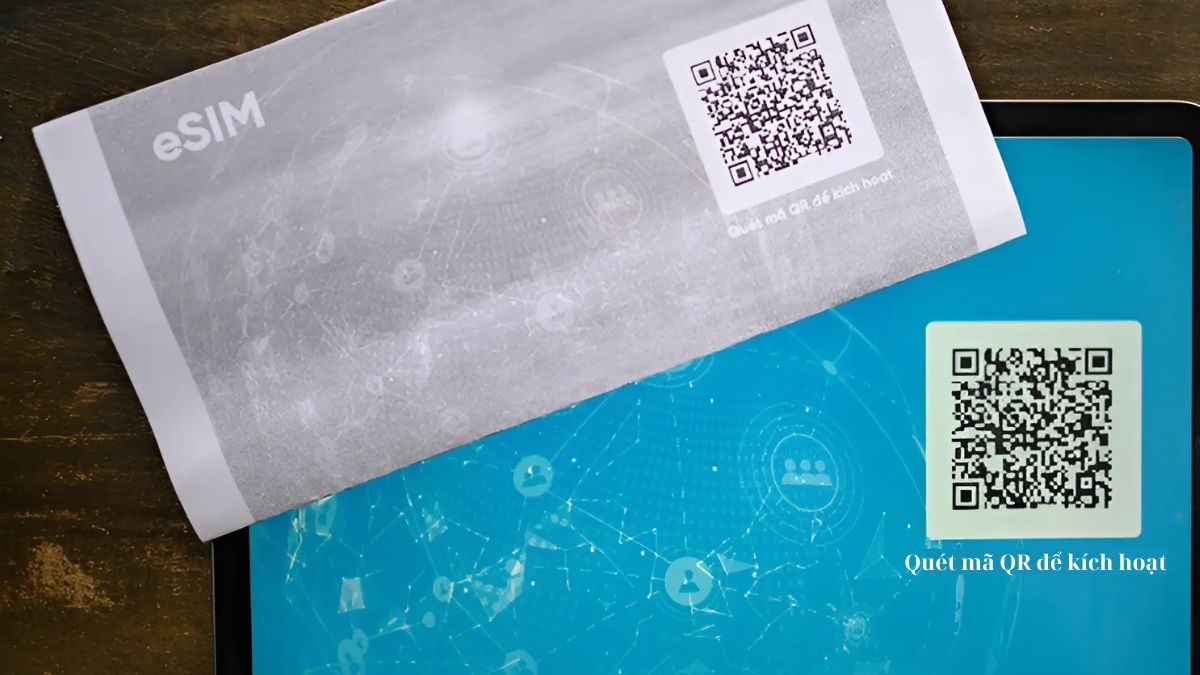 Cài eSim trên iPhone - Bước 1