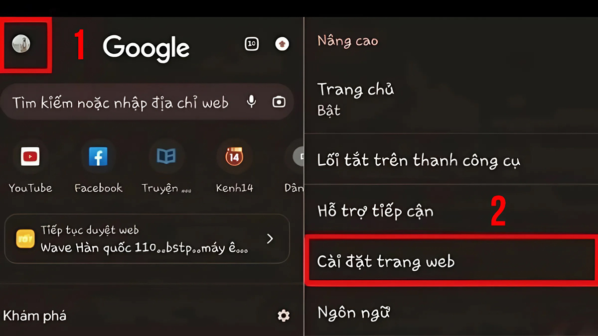 Cách chặn quảng cáo trên trình duyệt Chrome - Bước 1