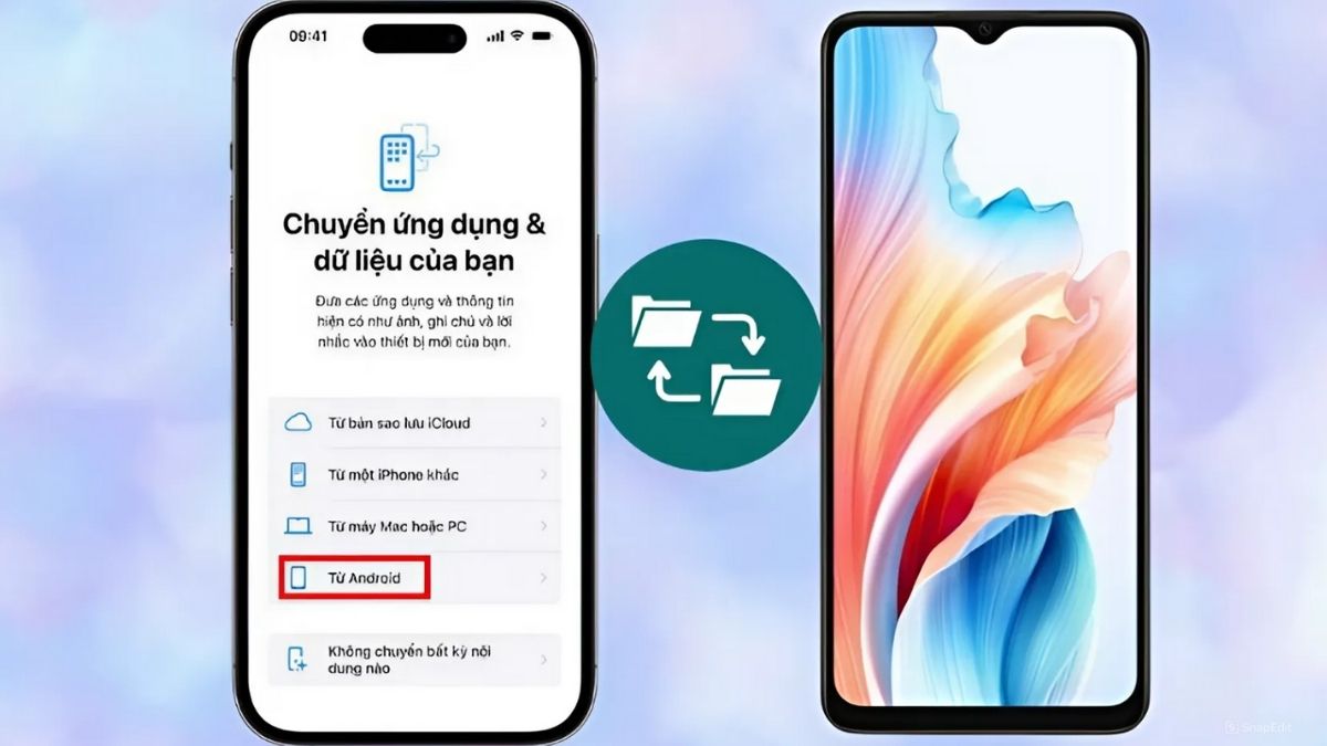 Chuẩn bị trước khi chuyển dữ liệu từ OPPO sang iPhone