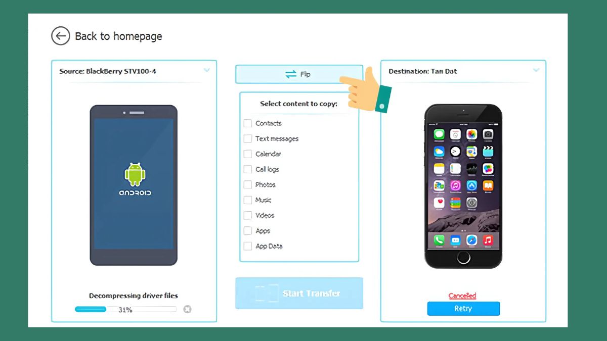 Cách chuyển tin nhắn từ Android sang iPhone bằng máy tính - Bước 3