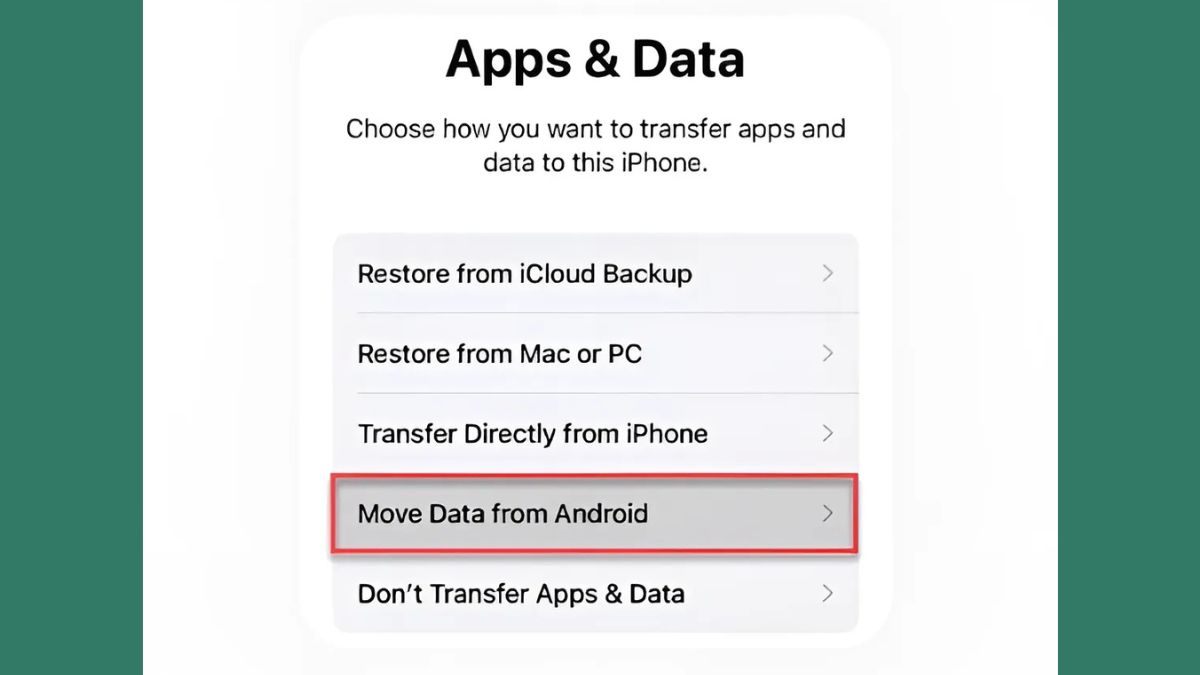 Cách chuyển tin nhắn từ Android sang iPhone bằng Move to iOS - Bước 2