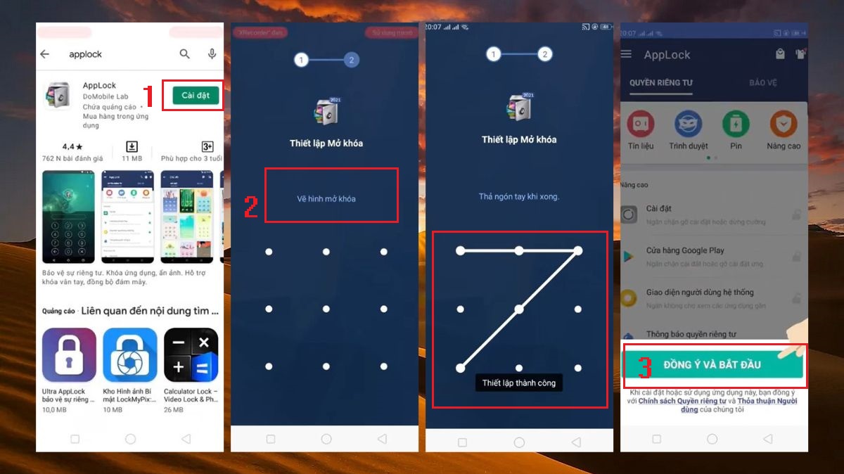 Hướng dẫn cách đặt mật khẩu ứng dụng trên Samsung bằng AppLock