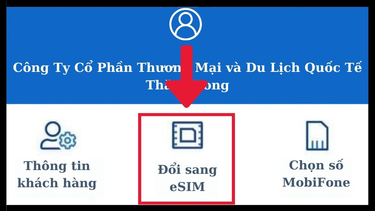 Cách đổi eSIM mạng MobiFone trên iPhone - Bước 1