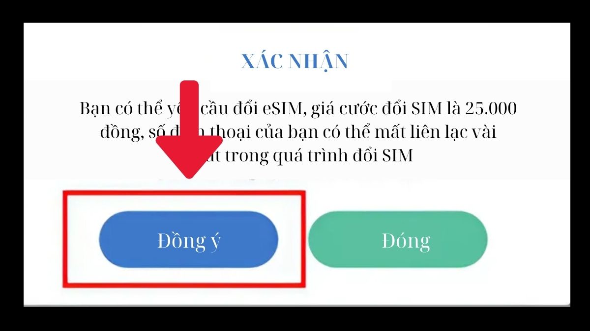 Cách đổi eSIM mạng MobiFone trên iPhone - Bước 2