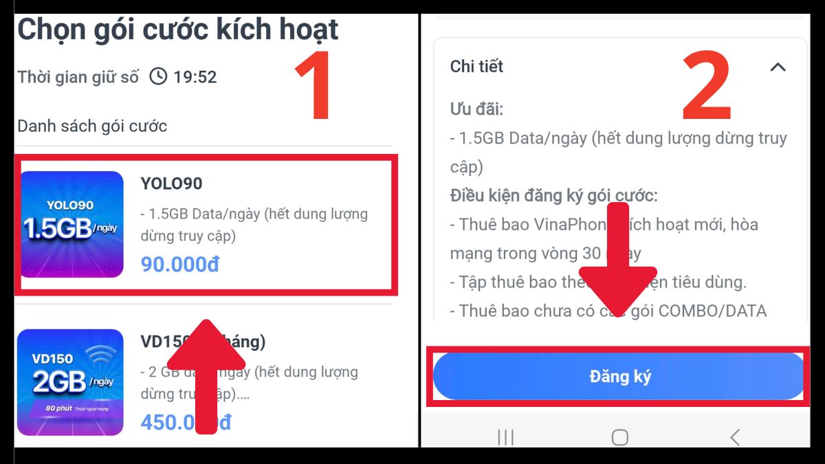 Đổi eSIM mạng VinaPhone trên iPhone - Bước 5