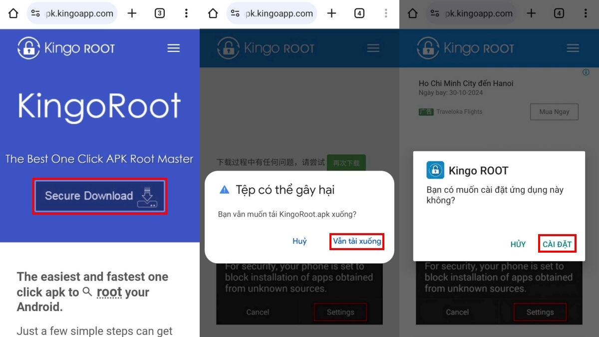 Hướng dẫn cách root máy Samsung chi tiết - Bước 3