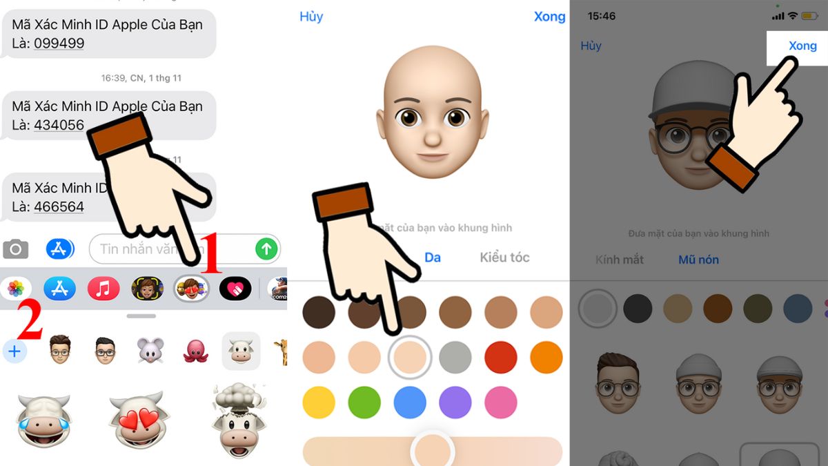 Hướng dẫn cách tạo Memoji trên iPhone chi tiết