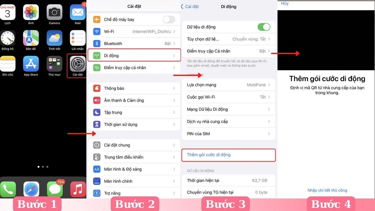 Hướng dẫn cách cài đặt eSIM trên iPhone 11