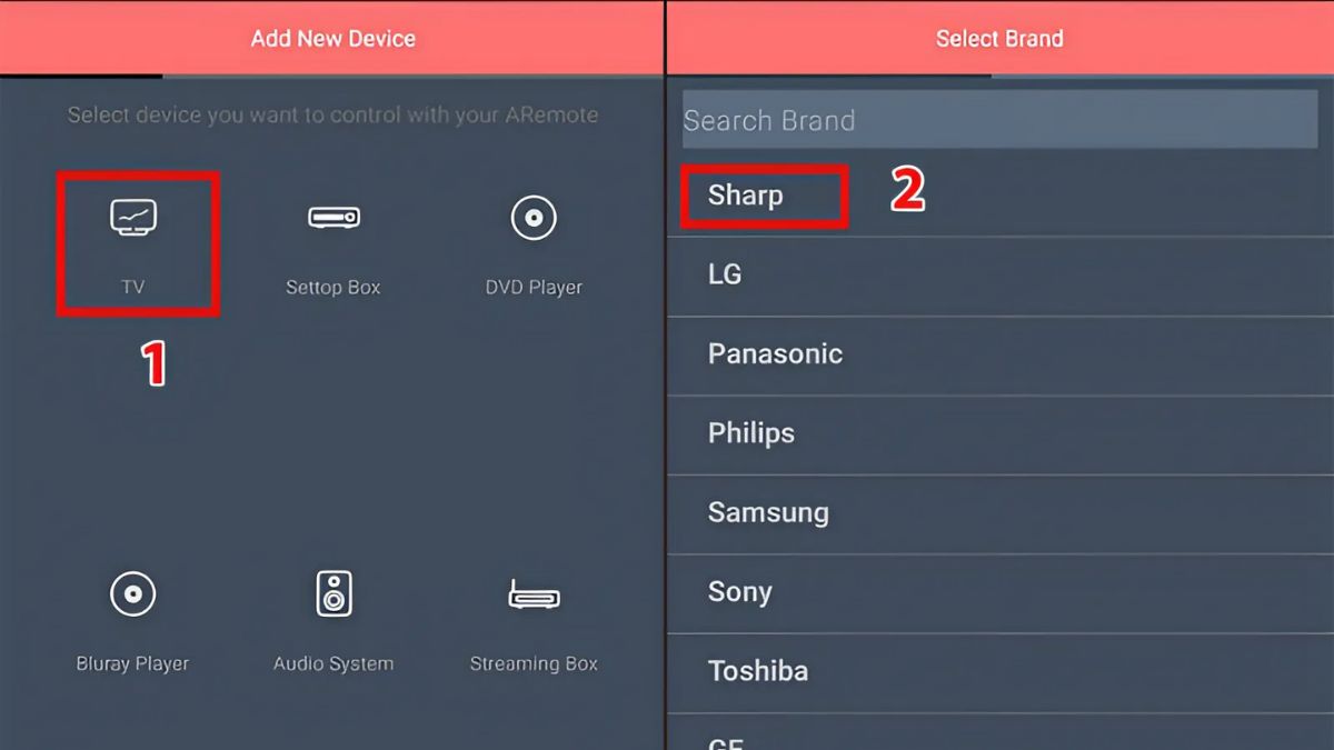 Kết nối điện thoại Android với tivi bằng cổng hồng ngoại - Bước 3