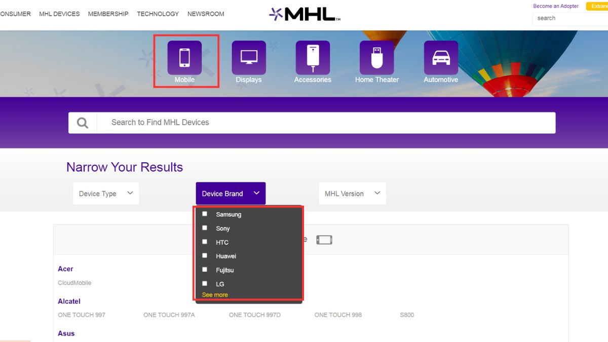 Cách kết nối điện thoại Android với tivi bằng MHL - Bước 1