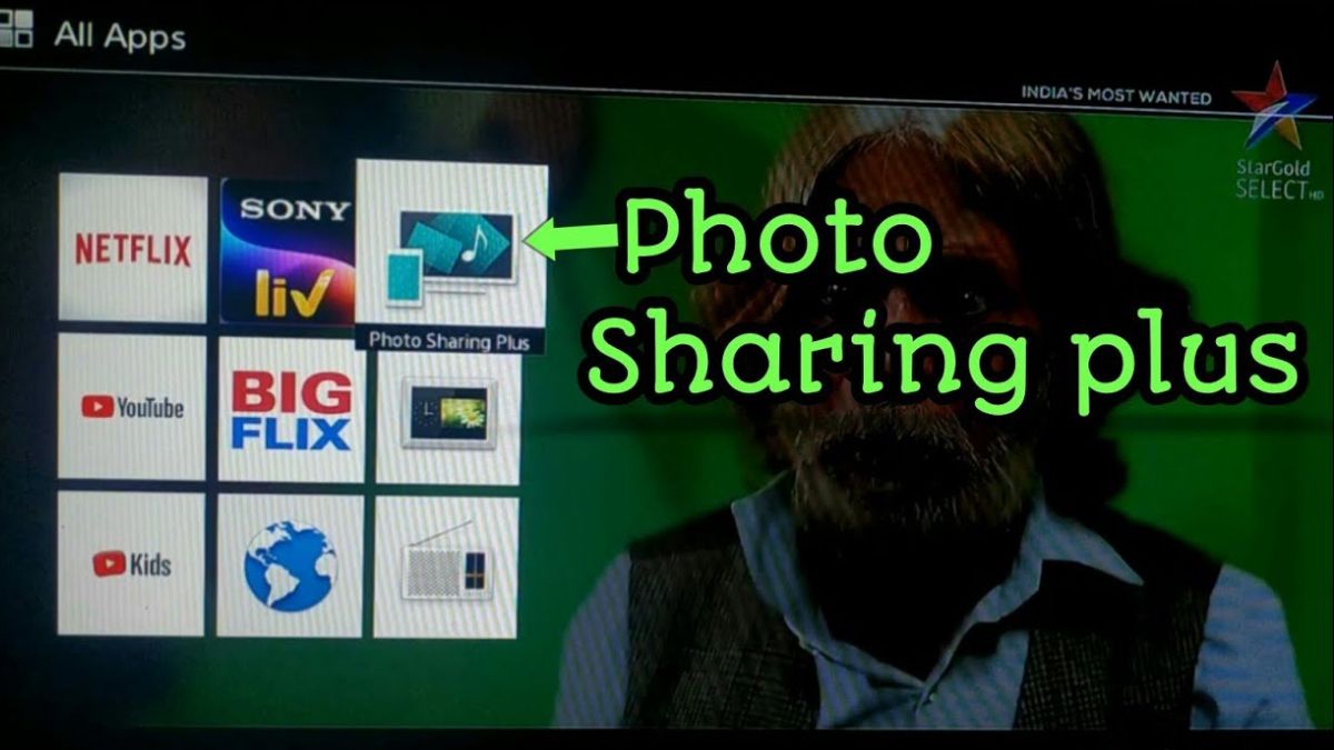 Kết nối điện thoại Android với tivi bằng Photo Share - Bước 2