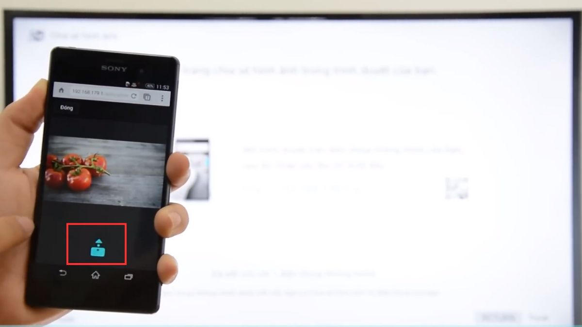Kết nối điện thoại Android với tivi bằng Photo Share - Bước 5